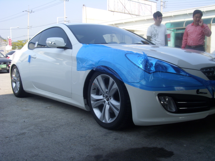 Hyundai Genesis Coupe Blue. Hyundai Genesis Coupe 3.8
